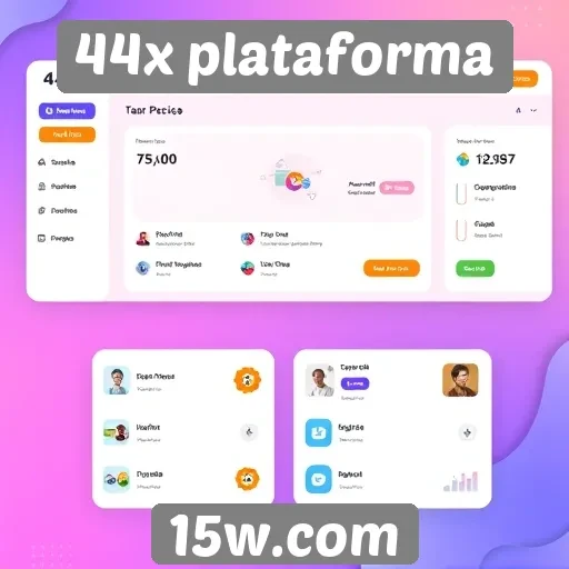 Interface do usuário do 44x plataforma é intuitiva e acessível